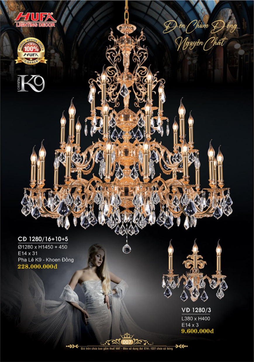 Bảng giá đèn trang trí HUFA